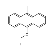 methyl-9 ethoxy-10 anthracene Structure
