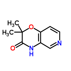 2,2-Dimethyl-2H-pyrido[4,3-b][1,4]oxazin-3(4H)-one结构式