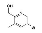 (5-bromo-3-methylpyridin-2-yl)methanol Structure