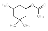 Cyclohexanol,3,3,5-trimethyl-, 1-acetate, (1R,5S)-rel-结构式
