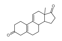 Estra-5(10),9(11)-diene-3,17-dione结构式