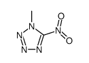 1-methyl-5-nitrotetrazole结构式