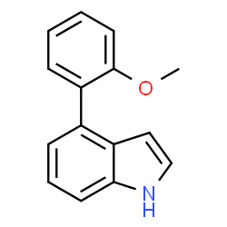 4-(2-Methoxy-phenyl)-1H-indole Structure