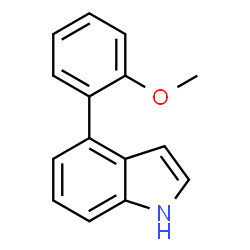 4-(2-Methoxy-phenyl)-1H-indole结构式