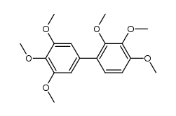 3,4,5-trimethoxy-1-(2',3',4'-trimethoxyphenyl)benzene Structure