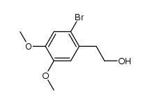 2-(2-bromo-4,5-dimethoxyphenyl)ethyl alcohol Structure