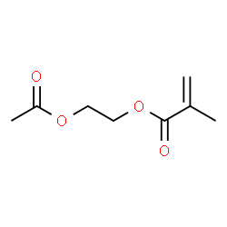 poly(2-(acetoxy)ethylmethacrylate) Structure