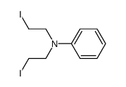 N,N-Bis(2-iodoethyl)aniline结构式