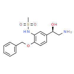 (R)-N-(5-(2-amino-1-hydroxyethyl)-2-(benzyloxy)phenyl)Methanesulfonamide Structure