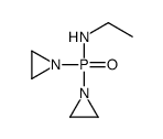 Bis(1-aziridinyl)(ethylamino)phosphine oxide结构式