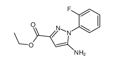 ETHYL5-AMINO-1-(2-FLUOROPHENYL)-1H-PYRAZOLE-3-CARBOXYLATE structure