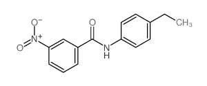 N-(4-Ethylphenyl)-3-nitrobenzamide结构式