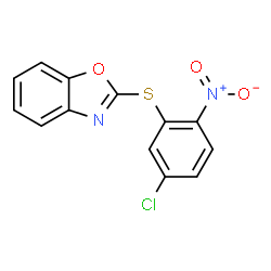 2-[(5-CHLORO-2-NITROPHENYL)THIO]-1,3-BENZOXAZOLE picture