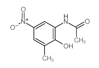 Acetamide,N-(2-hydroxy-3-methyl-5-nitrophenyl)-结构式