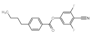 4-CYANO-3,5-DIFLUOROPHENYL 4-BUTYL-BENZOATE结构式