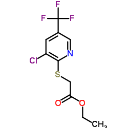 Ethyl {[3-chloro-5-(trifluoromethyl)-2-pyridinyl]sulfanyl}acetate picture