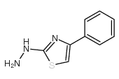 Thiazole,2-hydrazinyl-4-phenyl- structure