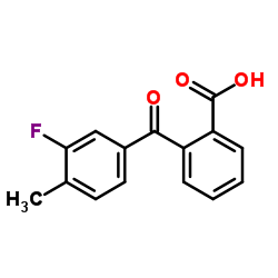 2-(3-Fluoro-4-methylbenzoyl)benzoic acid Structure