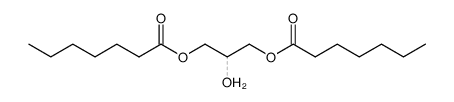 Glycerol 1,3-diheptanoate Structure