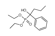 1-Hydroxy-1-phenyl-butylphosphonsaeure-diethylester结构式