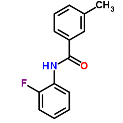 N-(2-Fluorophenyl)-3-methylbenzamide Structure