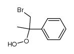 2-bromo-1-methyl-1-phenylethyl hydroperoxide Structure