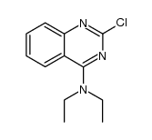 2-chloro-N,N-diethylquinazolin-4-amine Structure