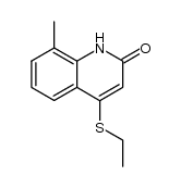 4-ethylthio-8-methylquinolin-2(1H)-one结构式