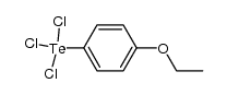 (4-ethoxyphenyl)tellurium(IV) trichloride Structure
