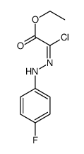 Ethylchloro[(4-fluorophenyl)hydrazono]acetate Structure