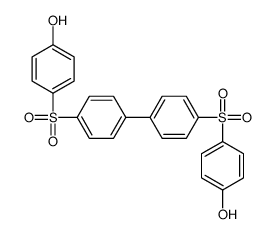 4-[4-[4-(4-hydroxyphenyl)sulfonylphenyl]phenyl]sulfonylphenol Structure