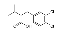 2-(3,4-Dichloro-benzyl)-3-methyl-butyric acid Structure