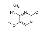 2,5-Dimethoxy-4-hydrazinopyrimidine Structure