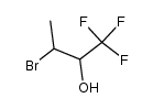 3-bromo-1,1,1-trifluoro-butan-2-ol结构式