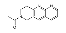 (9CI)-7-乙酰基-6,7,8,9-四氢吡啶并[2,3-b][1,6]萘啶结构式