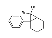 7,7-dibromo-1-phenylbicyclo[4.1.0]heptane结构式