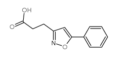 5-PHENYLISOXAZOLE-3-PROPIONIC ACID structure