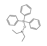 diethyl(triphenylsiloxy)aluminum Structure