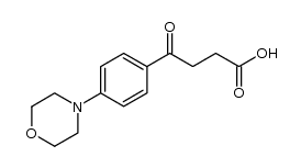 4-(4-morpholin-4-yl-phenyl)-4-oxo-butyric acid结构式