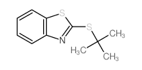 Benzothiazole,2-[(1,1-dimethylethyl)thio]-结构式