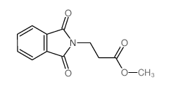2H-Isoindole-2-propanoicacid, 1,3-dihydro-1,3-dioxo-, methyl ester结构式