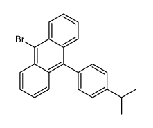 9-bromo-10-(4-propan-2-ylphenyl)anthracene结构式