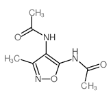 Acetamide,N,N'-(3-methyl-4,5-isoxazolediyl)bis- (9CI) Structure