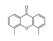 4,5-dimethyl-9H-xanthen-9-one结构式