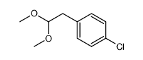 p-chlorophenylacetaldehyde dimethyl acetal结构式