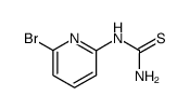 N-(6-Bromopyridin-2-yl)thiourea结构式