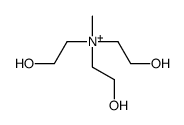 tris(2-hydroxyethyl)-methylazanium结构式