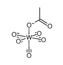 acetatopentacarbonyltungsten(0)结构式