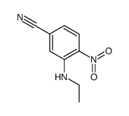 3-(Ethylamino)-4-nitrobenzonitrile结构式