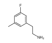 2-(3-fluoro-5-methylphenyl)ethanamine结构式